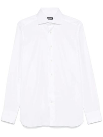 Ermenegildo Zegna spread-collar shirt - White