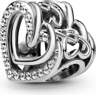 Pandora Ladies Sparkling Entwined Hearts Charm