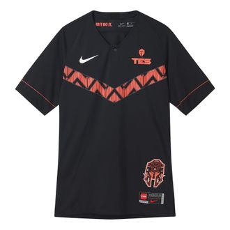 Nike Mens Nike X LPLTES Tournament Short Sleeve Black T-Shirt CV9631-010