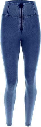 Freddy Leggings FREDDY Leggings WRUP4HC002ORG, Damen, Gr. XL, EURO, blau (light blau jeans, light blau seams), Obermaterial: 84% Baumwolle CO. 16% Elasthan E