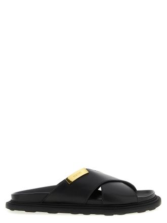 Moschino Mens Leather Sandals