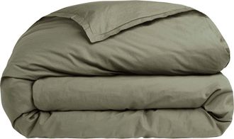 Parachute Percale Duvet Cover in Moss at Nordstrom, Size Twin/twin X-Long