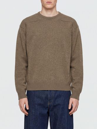 Jil Sander Maglia girocollo in misto lana con spalle scese