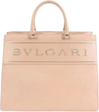 Bulgari Pre-owned Handbags, female, Pink, Size: ONE SIZE Pre-owned Vintage Handbag
