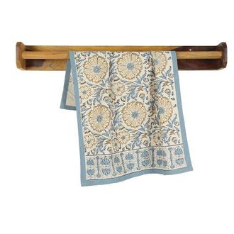 Sustainable Threads Bloom River - Hand Block Printed Kitchen Towels - Set of 2 at Nordstrom