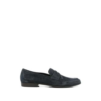 Fratelli Rossetti Loafers, male, Blue, Size: 8 1/2 US Suede Loafers