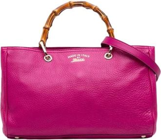 Gucci Pre-owned Handbags, female, Pink, Size: ONE SIZE Pre-owned Vintage Handbag