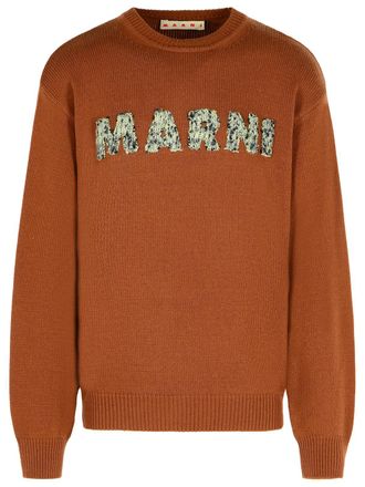 Marni Maglia Marni in Lana Vergine Marrone