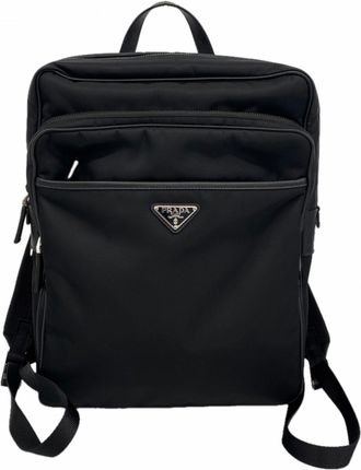 Prada Black Nylon Backpack (Pre-Owned)