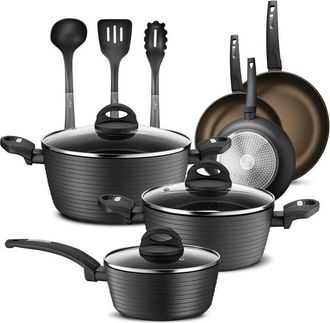 Nutrichef 12Pc Stainless Steel Kitchenware