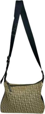 Dior Pre-owned Cross Body Bags, female, Brown, Size: ONE SIZE Pre-owned Fabric Cross Body Bag