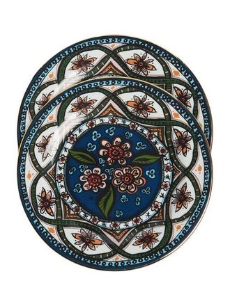 La DoubleJ Dessert Plates Set Of 2 Sacred Circle Midnight at Nordstrom