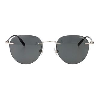 Montblanc Montblanc - Mb0428S Zonnebril - Heren - Accessoires - Grijs - Maat: 51 MM Nylon