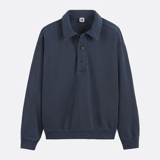 La Redoute Collections Sweater met polokraag, puur katoen