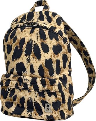 Balenciaga Black Brown Nylon Backpack (Pre-Owned)