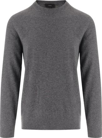 Vince Cashmere Sweater - Heren - Cashmere truien - Grijs - M - Kasjmier - Truien & Vesten