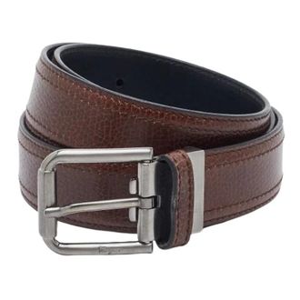 Ferragamo Pre-owned Belts, male, Brown, Size: ONE SIZE Pre-owned Reversible Belt