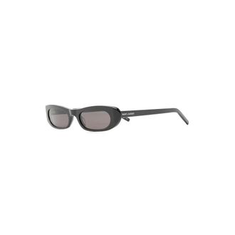 Saint Laurent Shade Zonnebril - Dames - Accessoires - Zwart - Maat: 53 MM Nylon