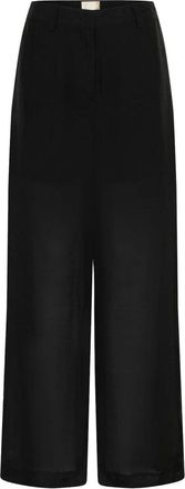 Soaked In Luxury Pantalones Anchos - Trousers - Mujer - Negro - XS