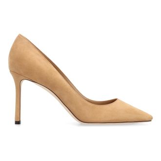 Jimmy Choo London Pumps, female, Beige, 4 UK, Elegant Suede Stiletto Heels