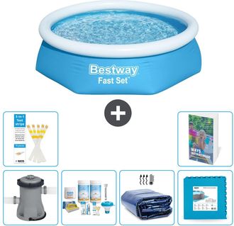 Bestway Piscina Bestway Fast Set Redonda - 244x61 Cm - 7-piezas S188