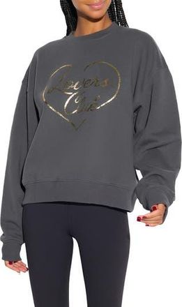 Spiritual Gangster Lovers La Brea Cotton Sweatshirt in Ash at Nordstrom Rack, Size X-Large Regular