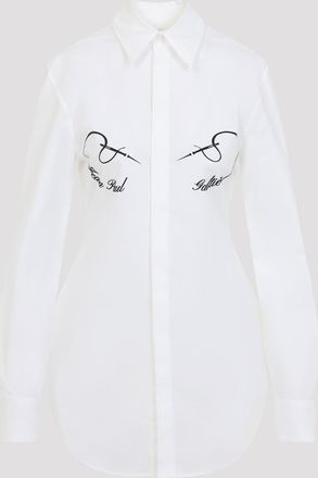 Jean Paul Gaultier Needless Flock Shirt