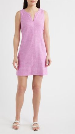 Tommy Bahama Palm-a-Dora Split Neck Bay Shift Dress in Very Berry at Nordstrom, Size X-Large