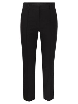 Sportmax High Waist Straight Leg Trousers