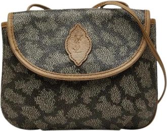 Saint Laurent Pre-owned PVC Shoulder Bag - Dames - Vintage Schoudertas - Bruin - ONE Size - Leer - Vintage