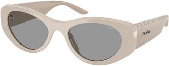 Prada PR D23SU 23O50Q Womens Sunglasses Brown Size 53