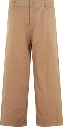 Carhartt Work in Progress Brady Pant - Heren - Wijde Broeken - Bruin - S - Katoen - Broeken