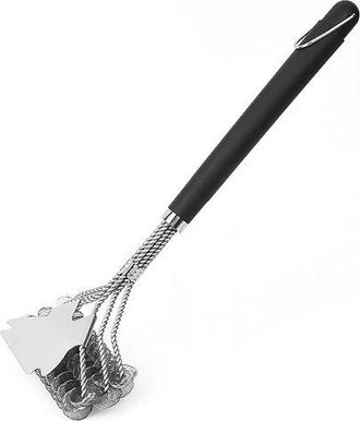 OEM Cepillo Para Parrilla, Acero Inoxidable, 46 Cm, Negro/plata