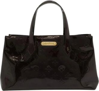 Louis Vuitton Pre-owned Handbags, female, Purple, Size: ONE SIZE Pre-owned Canvas Handbag