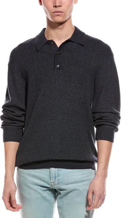 Slate & Stone Ribbed Polo Sweater
