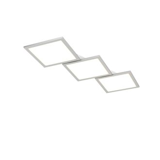 Lucande L&aacute;mpara De Techo Led ilira En Gris Aluminio - Lucande