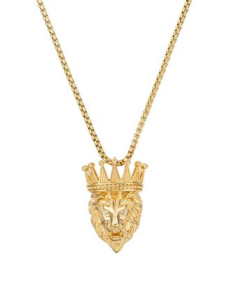 Eyecandy LA Eye Candy La The Bold Collection Titanium Cz Arthur Necklace