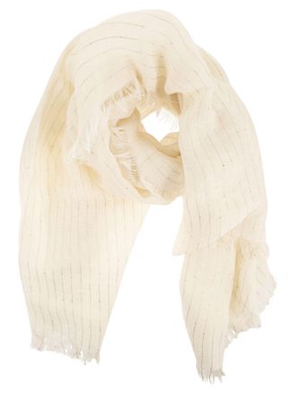 Fabiana Filippi linnen stola met pailletten