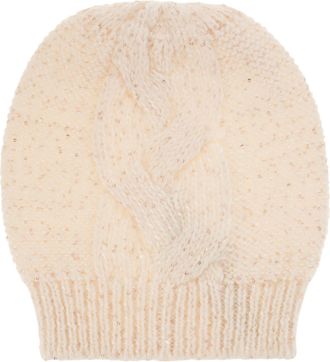 PESERICO Peserico Wool, Silk And Cashmere Braided Cap
