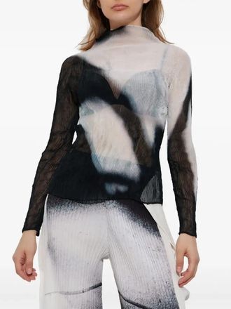 Issey Miyake Shadow Study Top - Womens - Polyester
