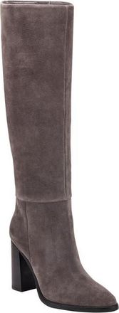 Marc Fisher Lannie Knee High Boot in Medium Grey at Nordstrom, Size 7.5 Regular Calf