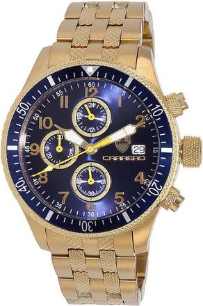 Torino Carrero LaserGraph Chronograph Quartz Blue Dial Mens Watch CG17733BUJ