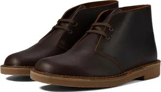 Clarks Bushhacre 3 26153532 Boot Mens Dark Brown Leather Chukka HAWK909