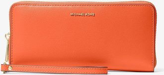 Michael Kors Jet Set Travel Large Leather Continental Wallet