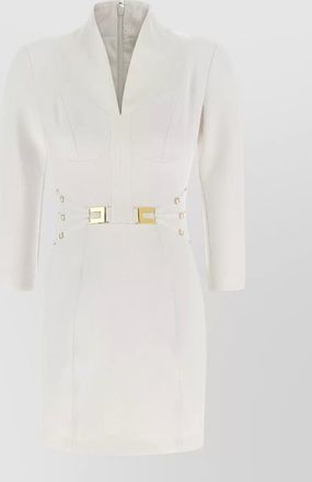 Elisabetta Franchi logo mini dress