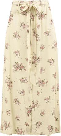 Aniye By Beige Rok Gonna Donna Stijl - Dames - Maxi Rokken - Beige - M - Rokken