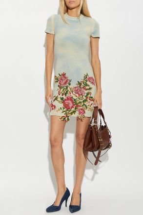 Diesel Dress M-RINNIE, Womens, Light Blue