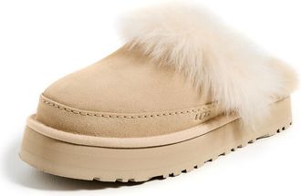 UGG Womens Disquette Chalet Slipper, Sandcastle, 10 UK