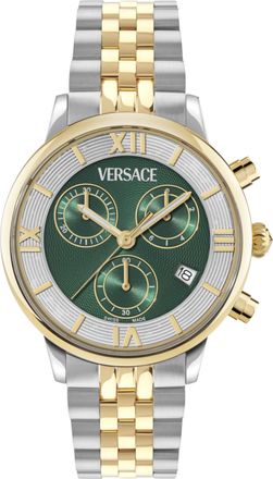 Versace Classic Round Chrono Bracelet Watch
