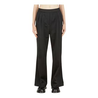 Soulland Demi Trousers - female - Soulland - Wide Trousers - Black - XS - Trousers
